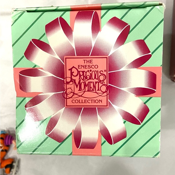 Vintage Precious Moments Glass Christmas Tree Ornament NIB. USA Made - Picture 4 of 5